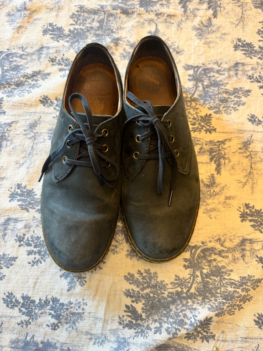 Dr. Martens Black Leather Lace-Up Derby Shoes